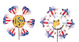 Patriotic Spinning Whirligigs Wood Project Patterns