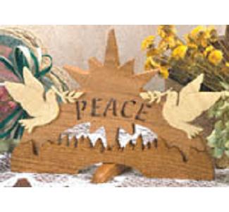 Peace Scroll Saw Pattern