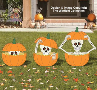 Peek-A-Boo Skeleton Woodcraft Pattern