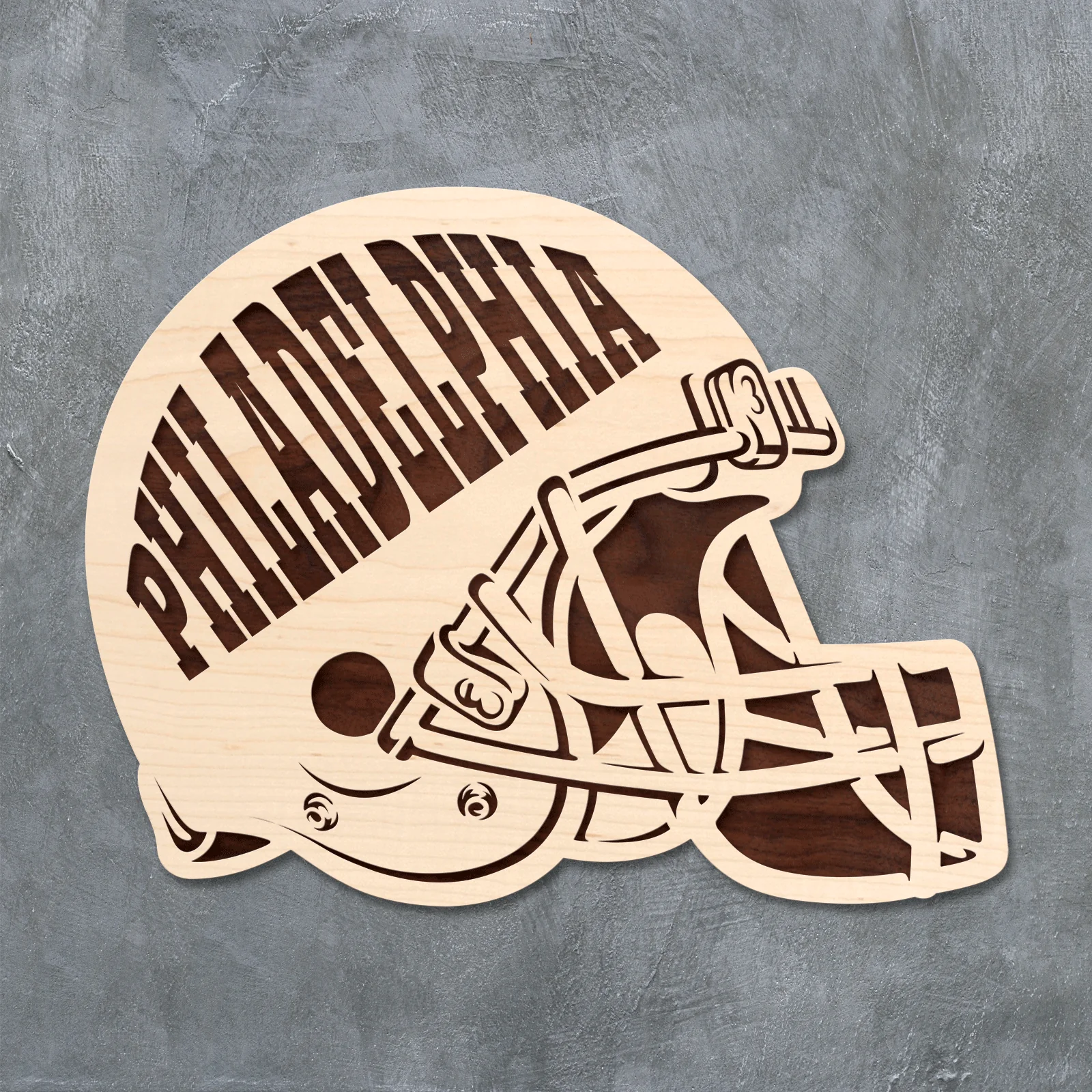 Philadelphia Helmet Scroll Saw Pattern