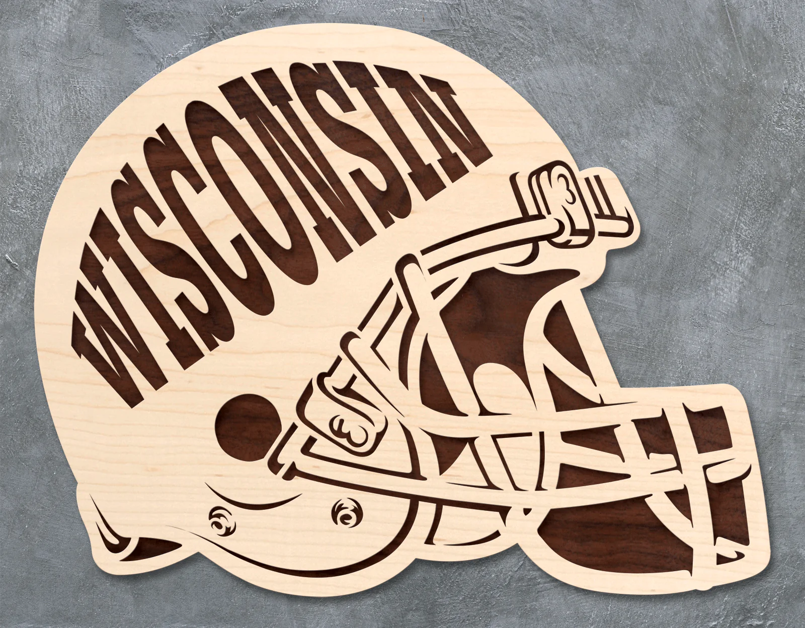 Wisconsin Helmet Scroll Saw Pattern