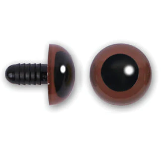 Plastic Eyes - Brown-15mm or .59"[PE*]