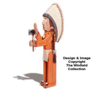 Porch Indian Woodcraft Pattern(F)