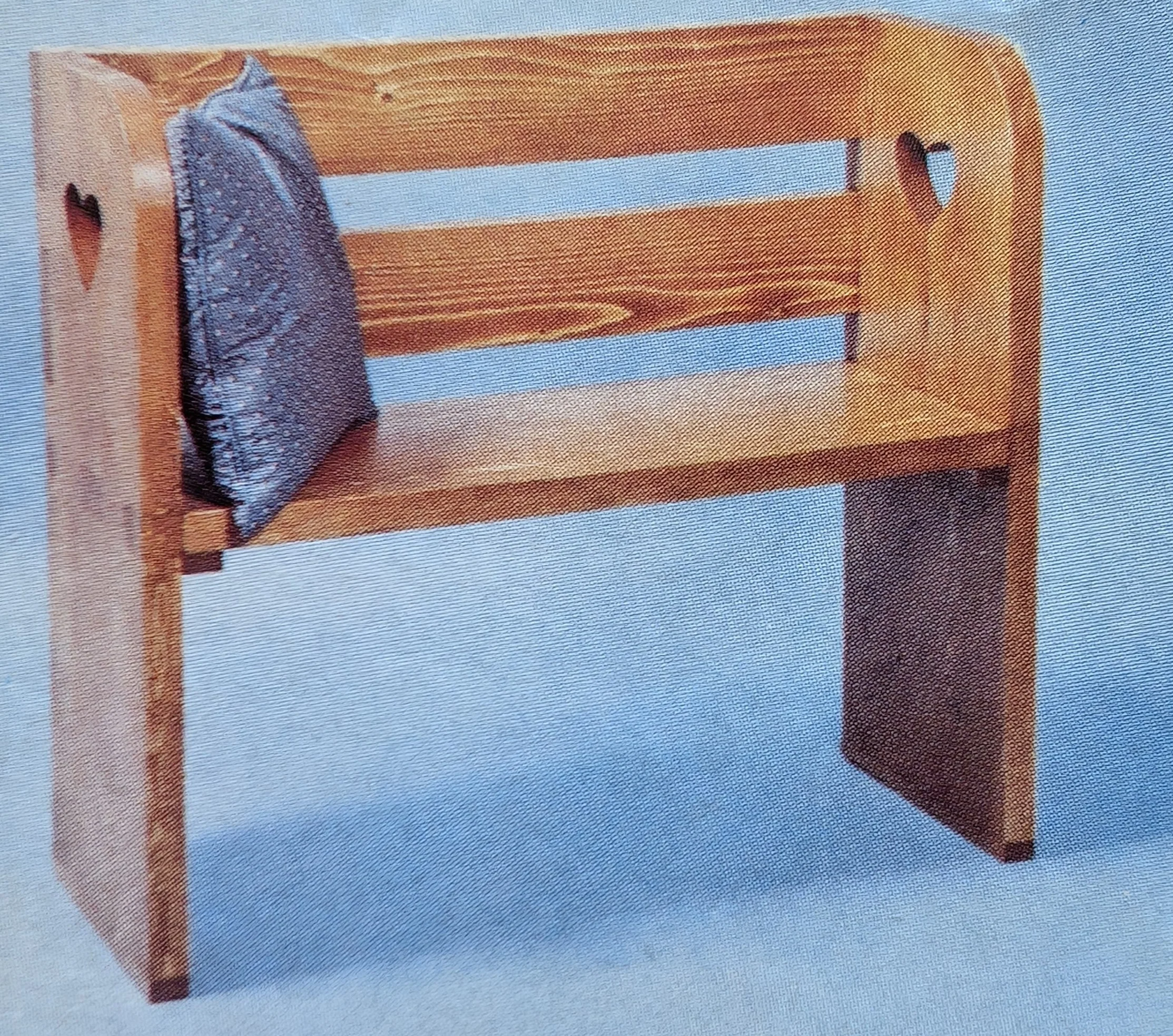 Porch Settle Woodcraft Pattern (F)