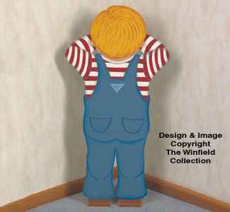 Pouting Boy Woodcraft Pattern(F)