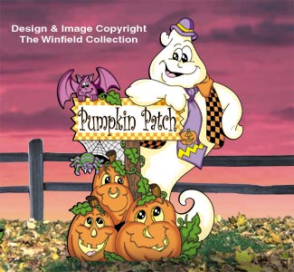 Pumpkin Patch Sign Post  Pattern(W)