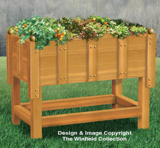 Raised 2x4 Garden Plans(W)
