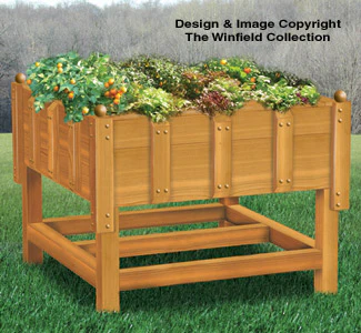 Raised 4x4 Garden Plans(W)