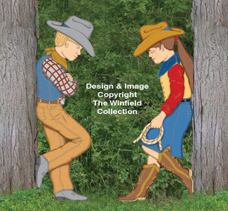 Realistic Leaning CowKids Pattern Set (W1508YD & W1059YD)