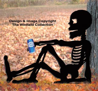 Relaxing Skeleton Woodcraft Pattern