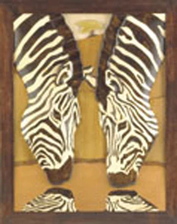 Rippled Image Zebras Intarsia Project Patterns