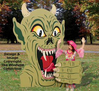 Rising Demon Photo Op Wood Plans