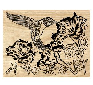 Ruby Throat Hummingbird & Petunias Project Patterns