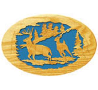 Running Deer Wildlife Project Pattern(F)