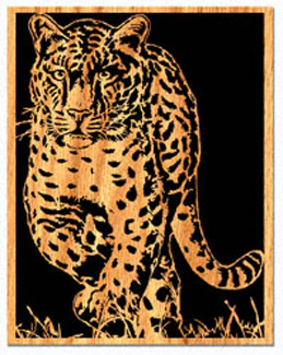 RUNNING JAGUAR Scroll Saw Pattern