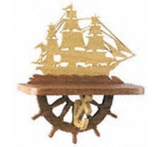 Sailing Ship Shelf Scroll Saw Pattern