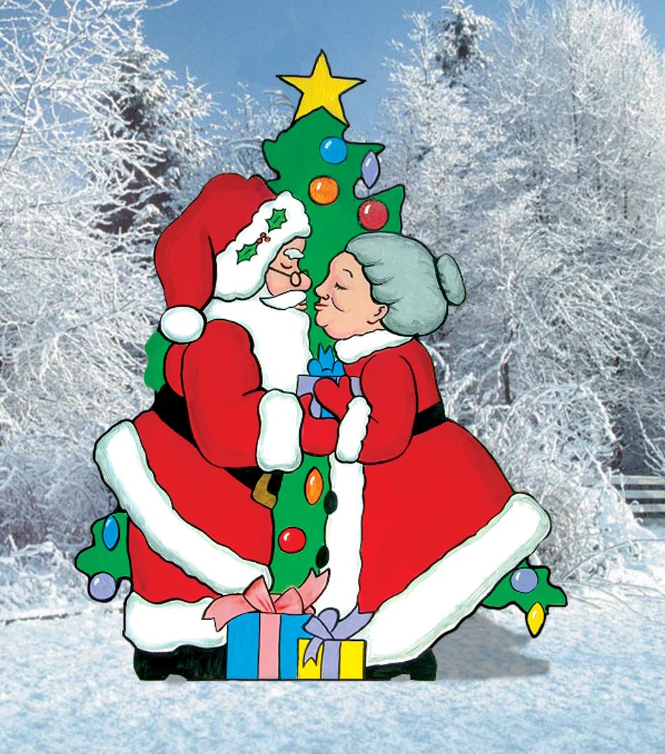 Santa's Kiss Woodworking Pattern