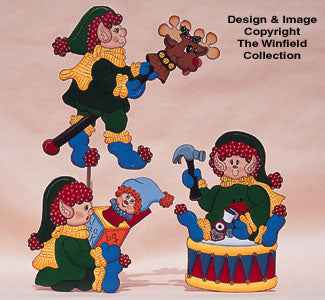 Santa's Elfin Daycare Woodcraft Pattern(F)
