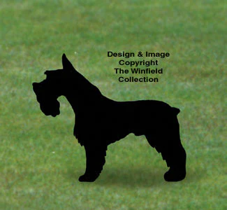 Schnauzer Shadow Woodcraft Pattern(F)