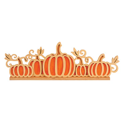 Scrolled Pumpkin Decor Scroll Saw Pattern