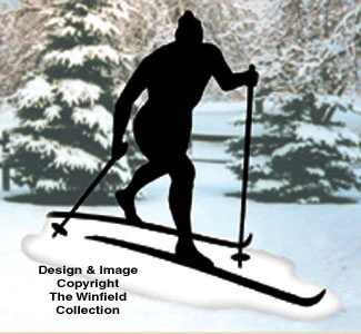 Skier Shadow Woodcrafting Pattern(F)