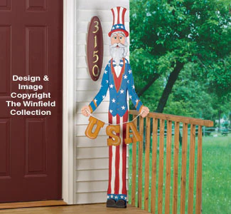 Slender Uncle Sam Woodcraft Pattern