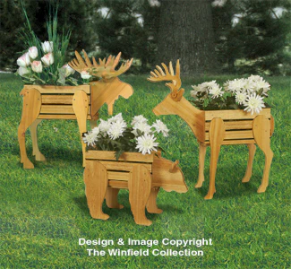 Small Cedar Animal Planter Plans
