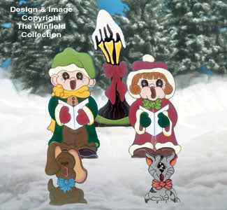 Small Fry Carolers Woodcrafting Pattern(F)