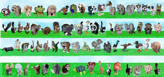 Small Layered Animals Pattern Set [LAC,LAC2,LAC3,LAC4,LAC5 & LAC6]