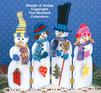 Snowman Screen Woodcraft Pattern(F)