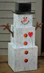 Snowman Stack Woodcraft Pattern