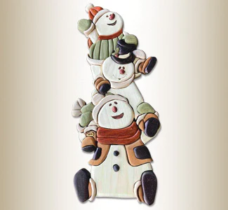 Snowpile Intarsia Scroll Saw Pattern Design