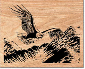 Soaring Eagle Scrolled Art Project Pattern