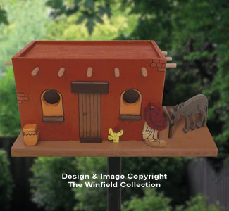 Southwest Pueblo Birdhouse Pattern