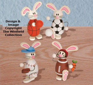 Sport Bunnies Woodcraft Plan