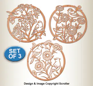 Spring Bird Wall Art Pattern