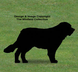 St Bernard Shadow Woodcrafting Pattern(F)