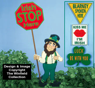 St Paddy's Traffic Signs Pattern(F)