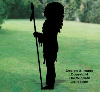 Standing Chief Shadow Woodcraft Pattern