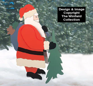 Standing Santa Woodcraft Pattern(F)