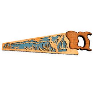 Startled Wood Duck Hand Saw Project Pattern(F)