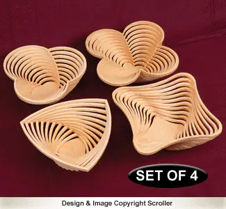 Stylish Stacked Bowl Combo Pattern Set - Downloadable
