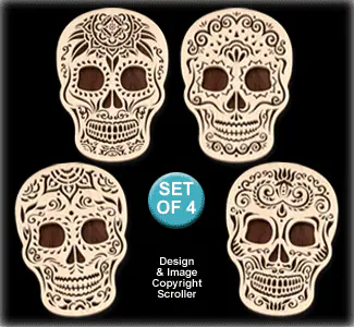 Sugar Skull Wall Art Pattern-Downloadable