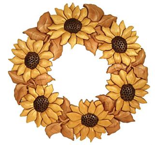 Sunflower Wreath Project Pattern
