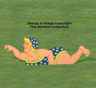 Swimmin' Sally Woodcraft Pattern