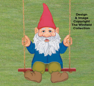 Swinging Gnome Wood Pattern