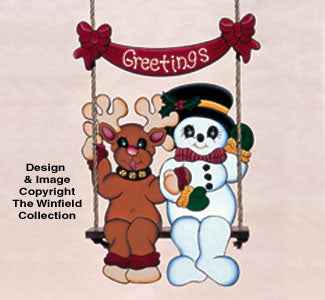 Swinging Snowman & Reindeer Pattern(F)