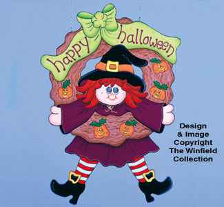 Swinging Witch  Woodcraft Pattern(F)