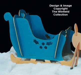 Take Apart Sleigh Woodcraft Pattern