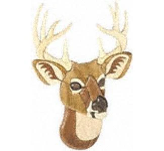 Ten-Point Buck Intarsia Pattern